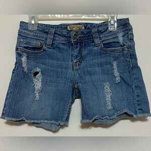 YMI distressed cutoff jean shorts. Size 5
